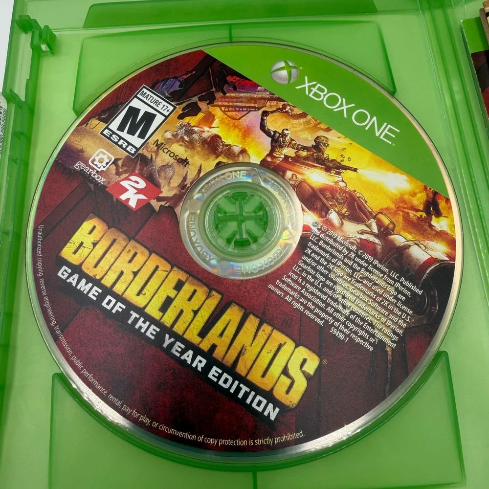 Borderlands Game of the Year Edition Xbox One 4K HDR 2K Gearbox 2019 GOTY CIB